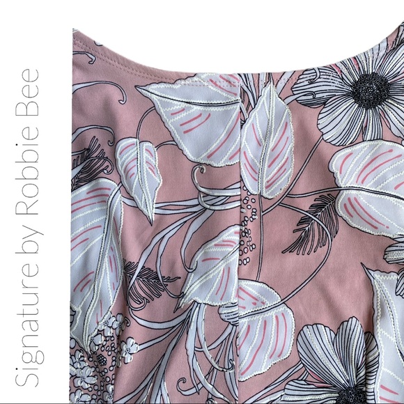 New Robbie Bee Floral Faux Wrap - Picture 5 of 8